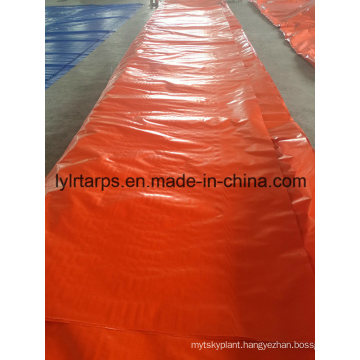 Polyethylene Tarpaulin Truck Cover, PE Tarp Roll, Orange Poly Tarpaulin